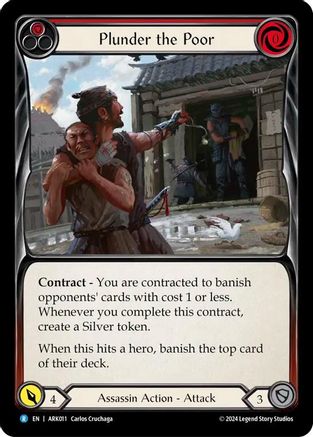 Plunder the Poor (Red) (ARK011)