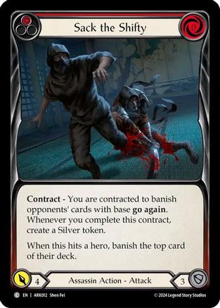 Sack the Shifty (Red) (ARK012)