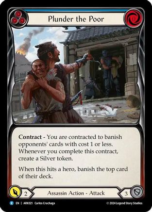 Plunder the Poor (Blue) (ARK021)