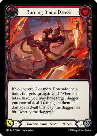 Burning Blade Dance (Red) (CIN009)