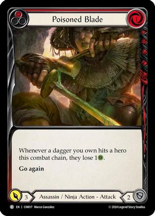 Poisoned Blade (Red) (CIN017)
