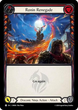 Ronin Renegade (Red) (CIN018)