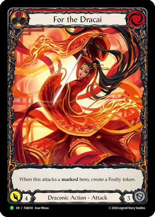 For the Dracai - FAB318 (FAB318)  Rainbow Foil