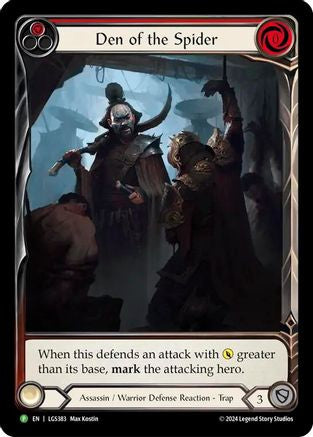 Den of the Spider (Red) - LGS383 (LGS383)  Rainbow Foil