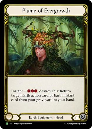 Plume of Evergrowth (Golden) - FAB257 (FAB257)  Cold Foil