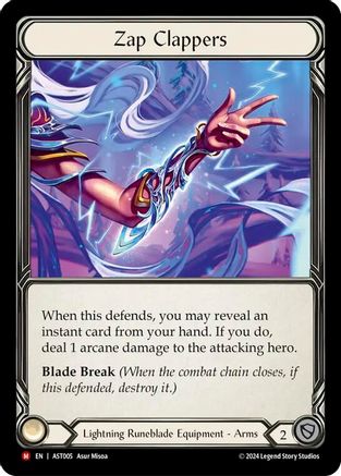 Zap Clappers (AST005)  Rainbow Foil