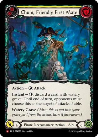 Chum, Friendly First Mate (SEA050)  Rainbow Foil