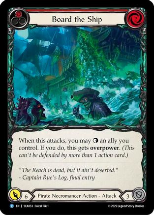 Board the Ship (SEA053)  Rainbow Foil