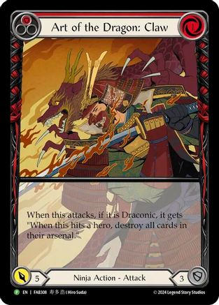 Art of the Dragon: Claw - FAB308 (FAB308)  Rainbow Foil