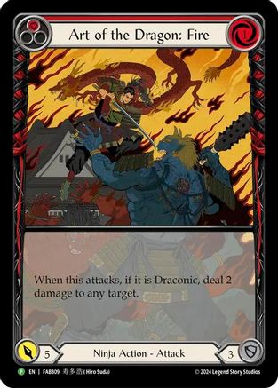 Art of the Dragon: Fire - FAB309 (FAB309)  Rainbow Foil