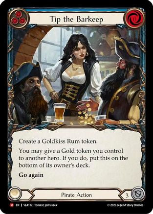 Tip the Barkeep (SEA132)  Rainbow Foil