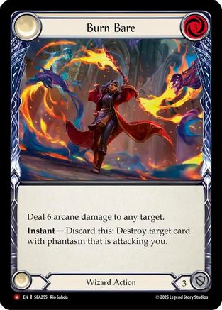 Burn Bare (SEA255)  Rainbow Foil
