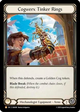 Cogwerx Tinker Rings (SEA008)  Rainbow Foil