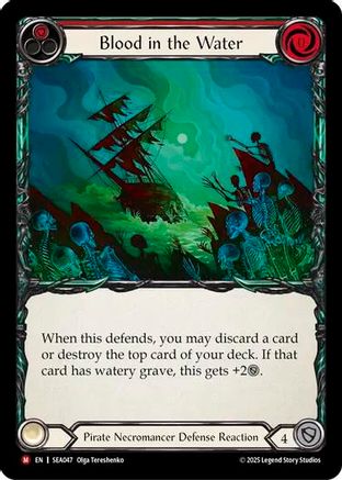Blood in the Water (SEA047)  Rainbow Foil