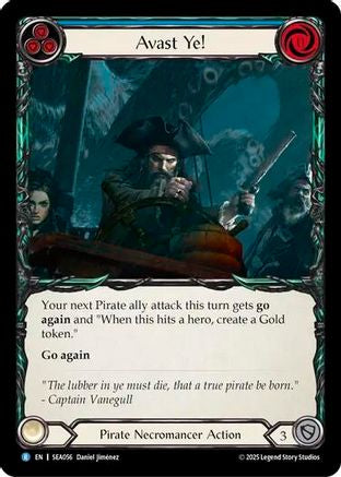 Avast Ye! (SEA056)  Rainbow Foil
