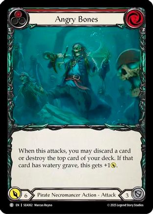 Angry Bones (Red) (SEA062)  Rainbow Foil