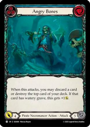 Angry Bones (Blue) (SEA064)  Rainbow Foil