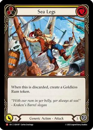 Sea Legs (SEA187)  Rainbow Foil