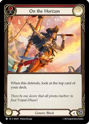 On the Horizon (Red) (SEA241)  Rainbow Foil