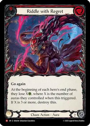 Riddle with Regret (SEA256)  Rainbow Foil