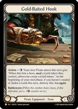Gold-Baited Hook (Treasure) (SEA125)  Cold Foil