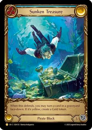 Sunken Treasure (Treasure) (SEA133)  Cold Foil