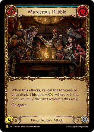 Murderous Rabble (Treasure) (SEA137)  Cold Foil