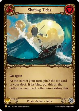 Shifting Tides (Treasure) (SEA148)  Cold Foil