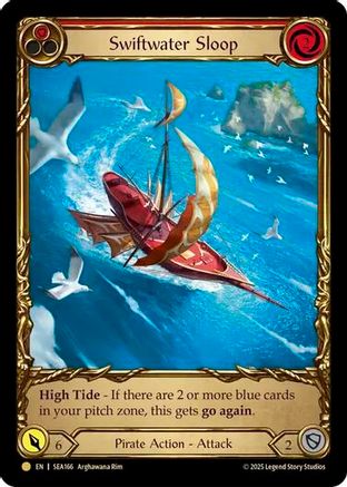 Swiftwater Sloop (Red) (Treasure) (SEA166)  Cold Foil
