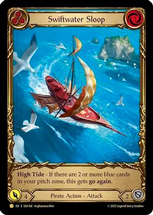 Swiftwater Sloop (Blue) (Treasure) (SEA168)  Cold Foil
