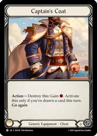 Captain's Coat (Treasure) (SEA181)  Cold Foil