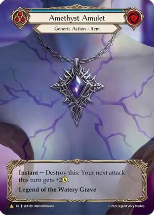 Amethyst Amulet (Treasure) (SEA189)  Cold Foil