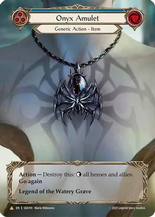 Onyx Amulet (Treasure) (SEA191)  Cold Foil