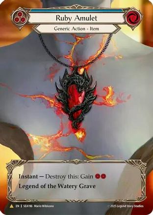 Ruby Amulet (Treasure) (SEA196)  Cold Foil