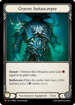 Graven Justaucorpse (AGB005)  Rainbow Foil