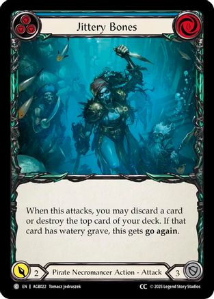 Jittery Bones (Blue) (CC Tag) (AGB022)