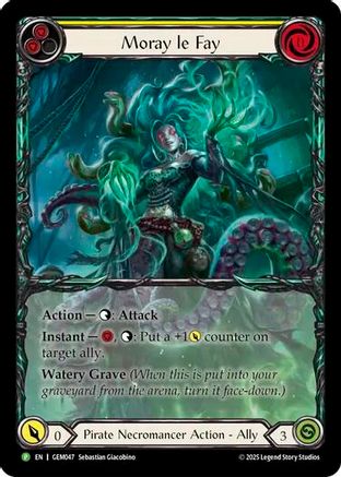 Moray le Fay (GEM047)  Rainbow Foil