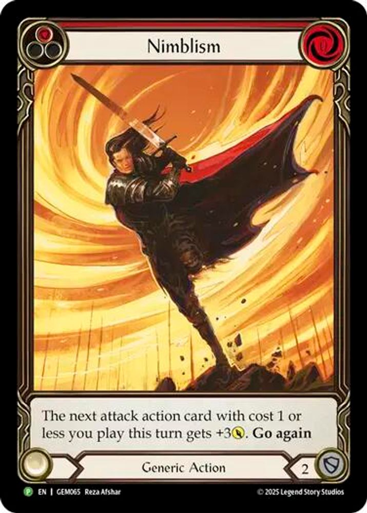 Nimblism (Red) (GEM065)  Rainbow Foil