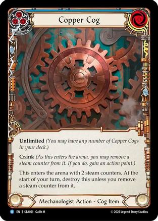 Copper Cog (SEA021)  Rainbow Foil