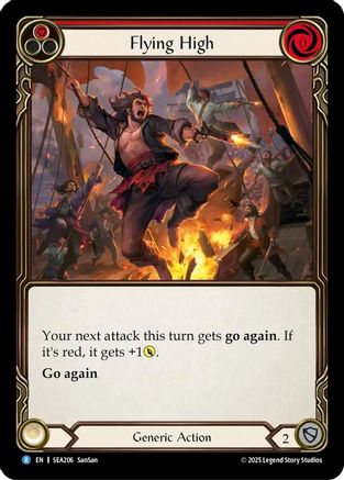 Flying High (Red) (SEA206)  Rainbow Foil