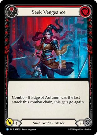 Seek Vengeance (Red) (ASR012)