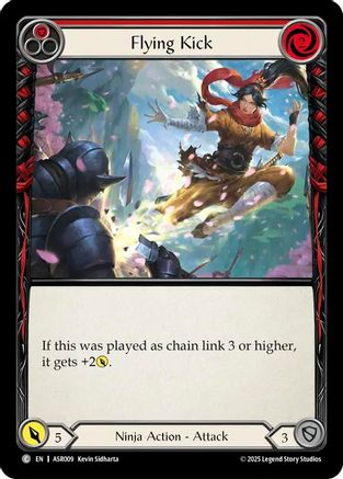 Flying Kick (Red) (ASR009)