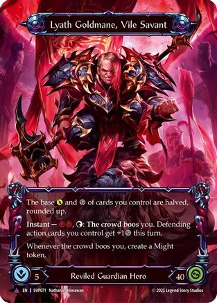 Lyath Goldmane, Vile Savant (Marvel) (SUP071)  Cold Foil