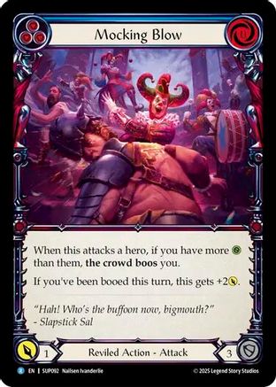 Mocking Blow (Blue) (SUP092)  Rainbow Foil