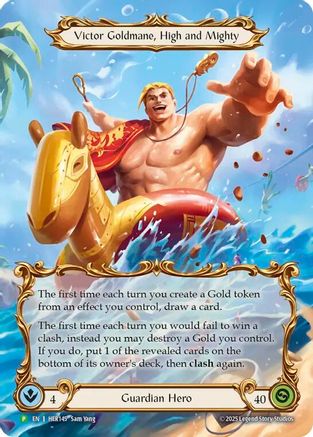 Victor Goldmane, High and Mighty - HER145 (HER145)  Rainbow Foil