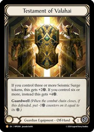 Testament of Valahai (MPG004)  Rainbow Foil