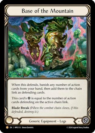 Base of the Mountain (MPG113)  Cold Foil