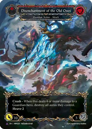 Disenchantment of the Old Ones (Marvel) (MPG027)  Cold Foil