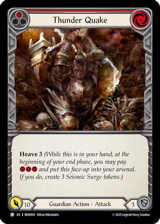 Thunder Quake (Red) (BDD009)
