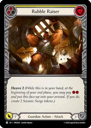 Rubble Raiser (Yellow) (MPG083)  Rainbow Foil